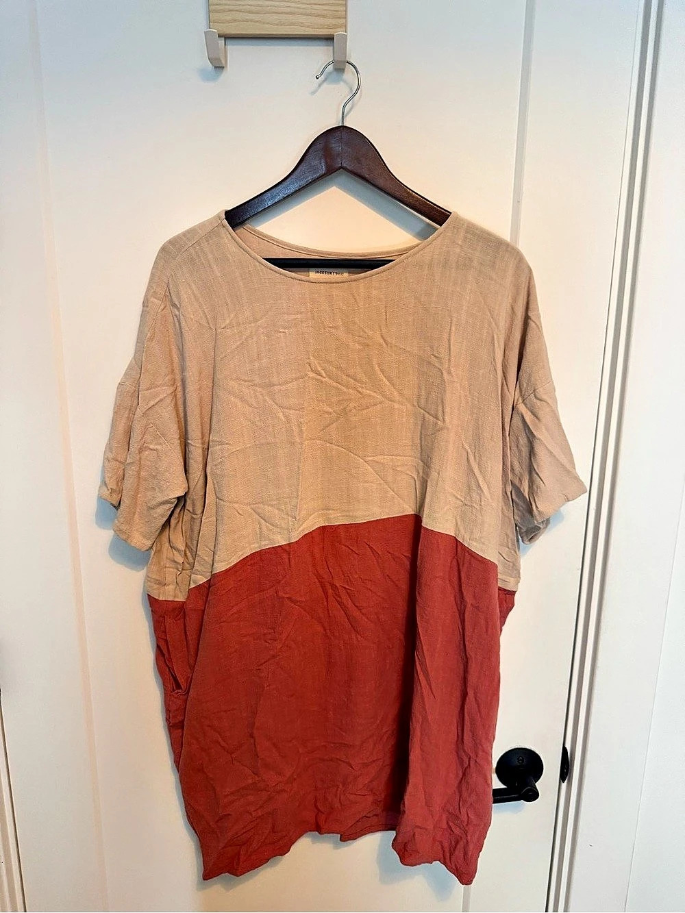 Jackson Rowe Color Block Short Sleeve Minidress